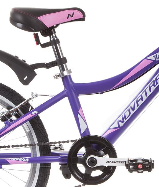Велосипед Novatrack Novara 20 2022 фиолетовый