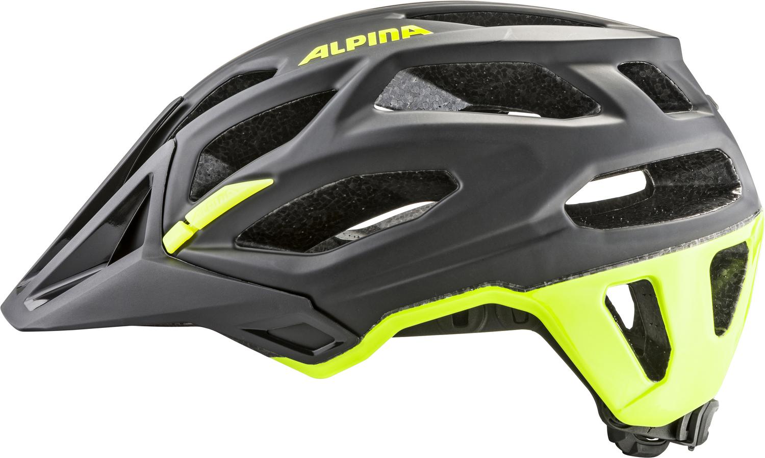 Велошлем Alpina 2021 Garbanzo Black/Neon/Yellow Matt