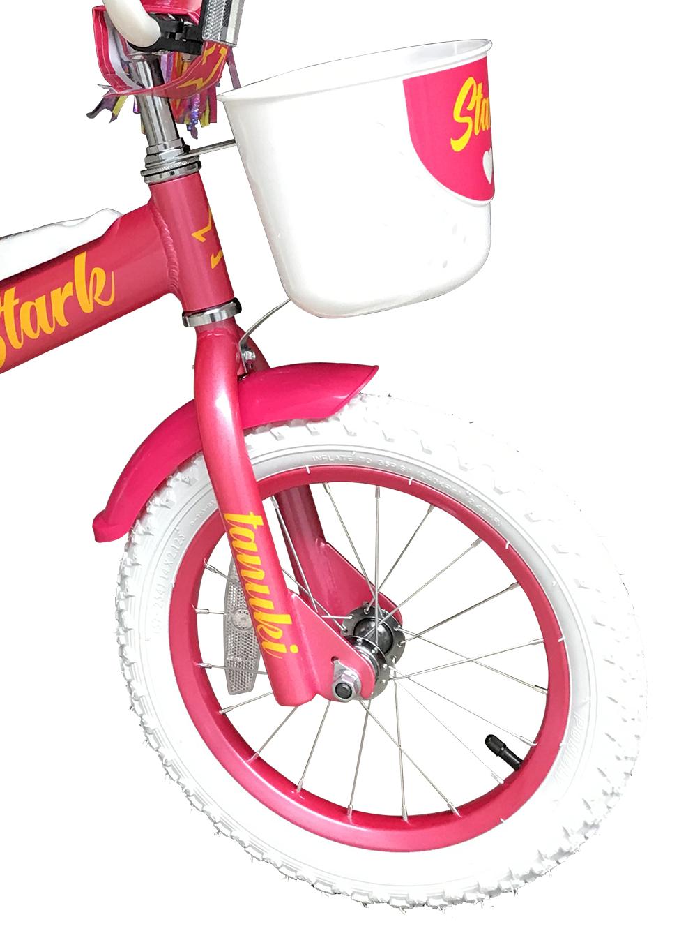 Велосипед Stark Tanuki 14 Girl 2019 Розовый/Белый/Желтый