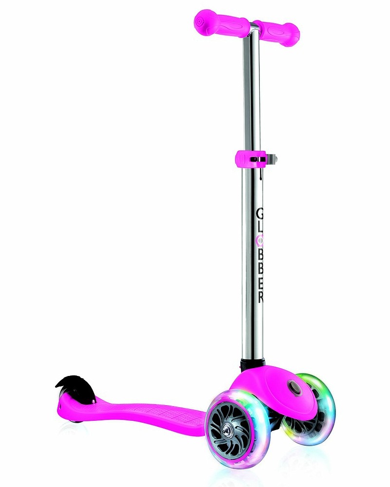 

Самокат Globber 2018 Primo Lights Розовый