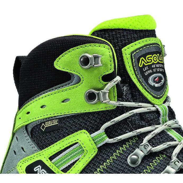 Ботинки для треккинга (Backpacking) Asolo Shiraz GV MM Black/Green lime