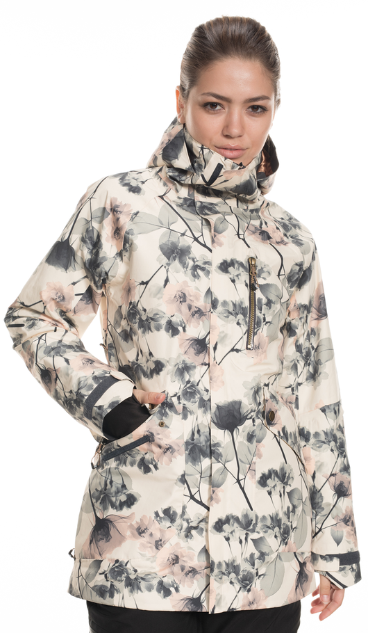 Куртка сноубордическая 686 2019-20 GLCR Gore-Tex Moonlight X-Ray Floral