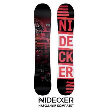 Комплект NDK2 Сноуборд+Крепления NIDECKER Play 2015-16 (мужской)