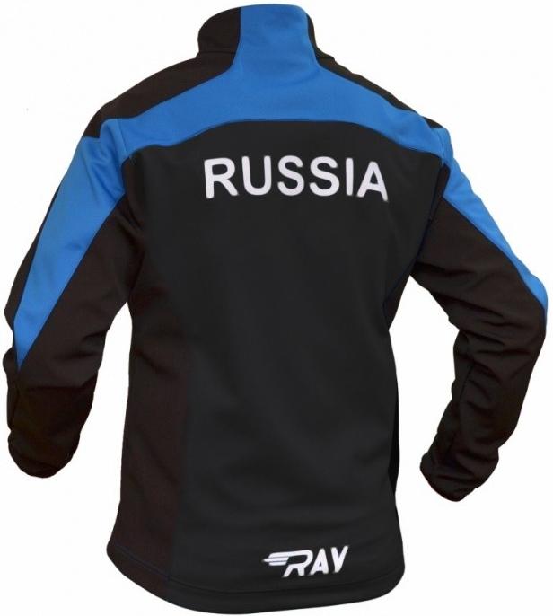 Куртка беговая RAY 2018-19 Pro Race черный/синий