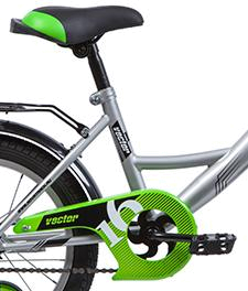 Велосипед Novatrack Vector 16 2019 серебристый