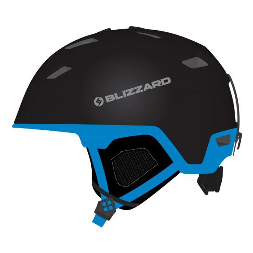 Зимний Шлем Blizzard Double Black Matt/blue