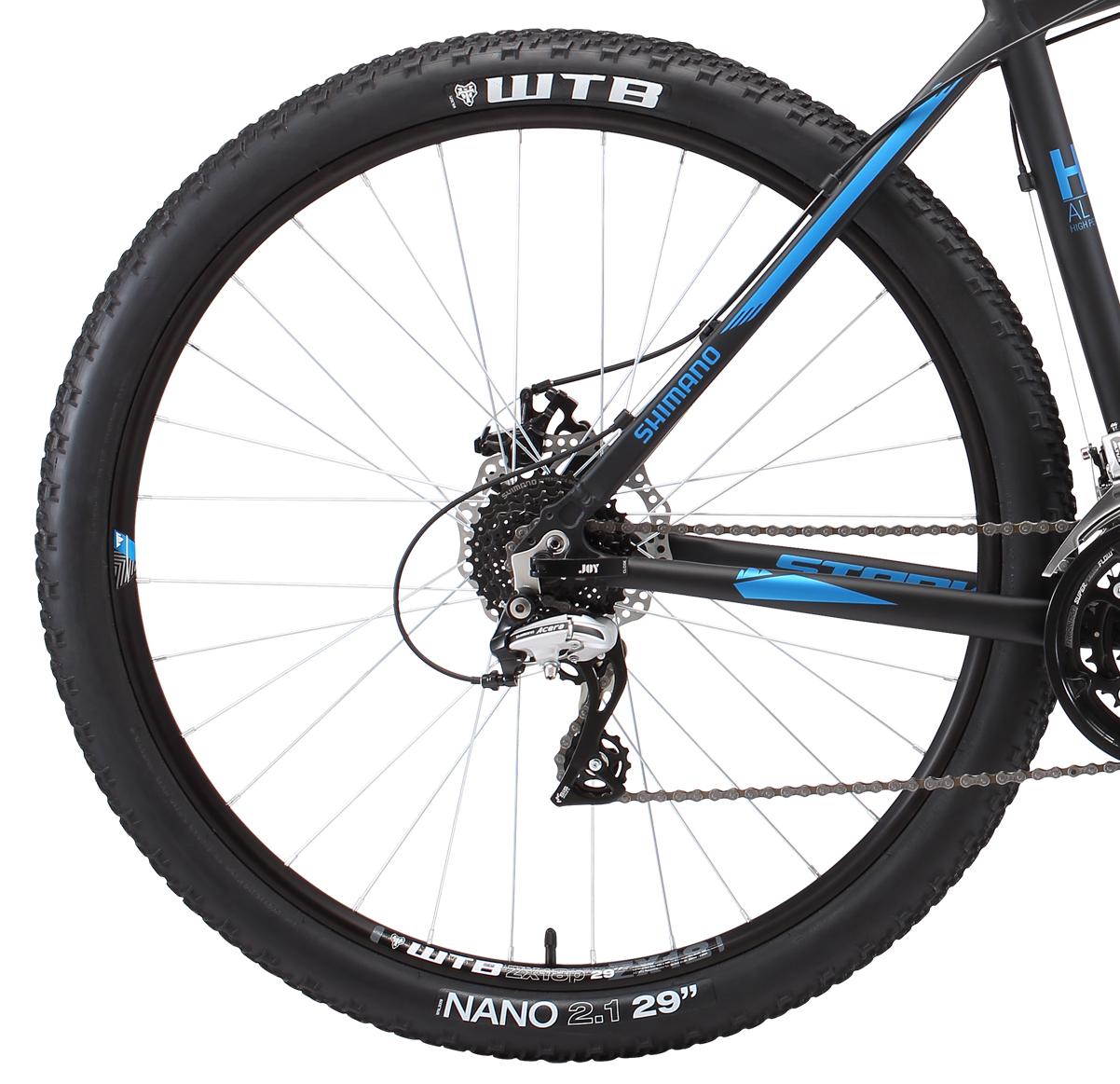 Велосипед Stark Funriser 29.4 D 2018 black/light blue