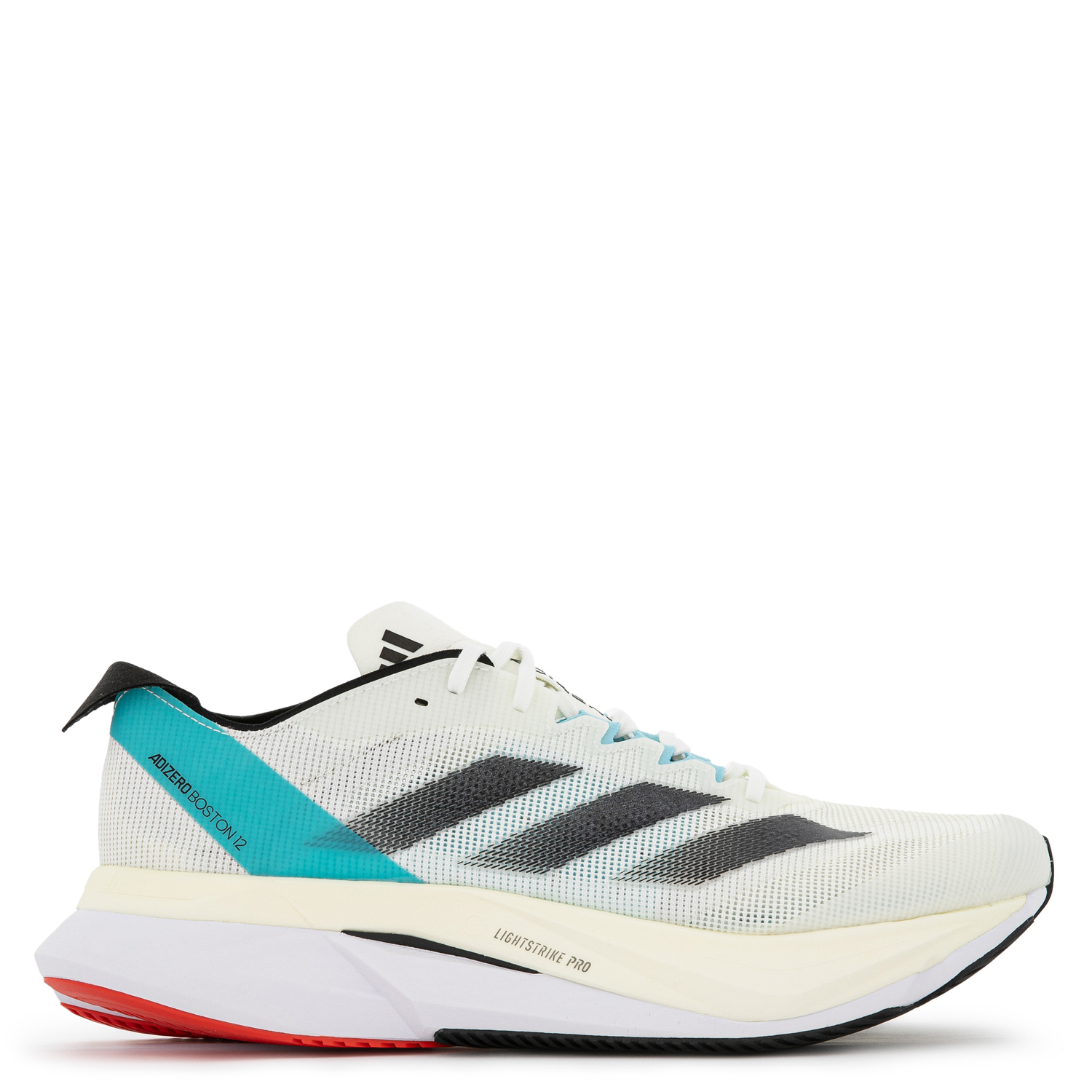 Кроссовки Adidas Adizero Boston 12 White/Black/Light Aqua