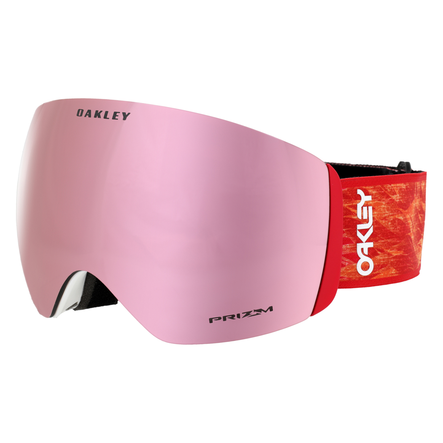 Очки горнолыжные Oakley Flight Deck L Red Blaze/Prizm Rose Gold Iridium S3