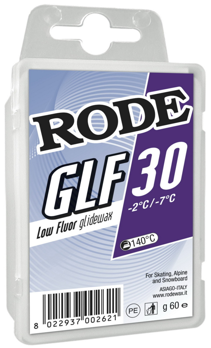 Низкофтористый парафин RODE Glider low fluor violet 60gr. -2C°...-7C°