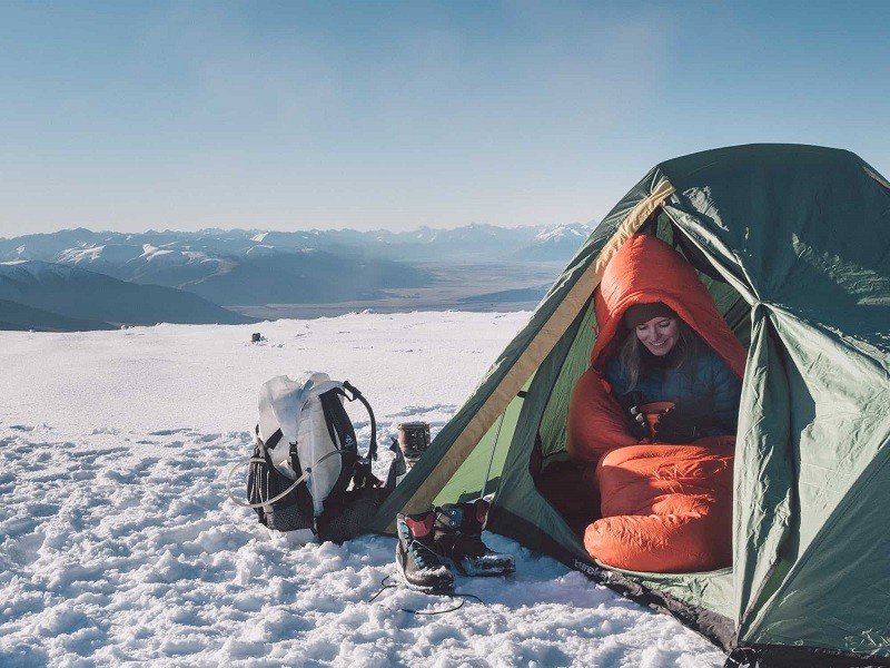 Всесезонные outdoor-наборы. Палатка + спальник + коврик на холодное время года