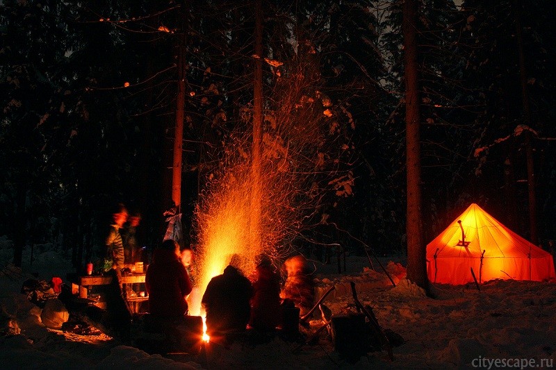 Всесезонные outdoor-наборы. Палатка + спальник + коврик на холодное время года