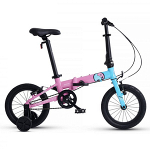 Велосипед MAXISCOO S007 Pro14 2024 Розовый с Синим