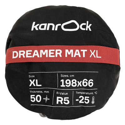 Коврик самонадувающийся Kanrock Dreamer Mat XL Red
