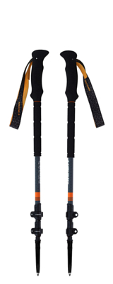 Палки треккинговые VIKING Kangri Skitour Gray/Orange
