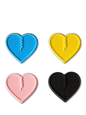 Наклейка на сноуборд CRABGRAB Mini Hearts Emoji