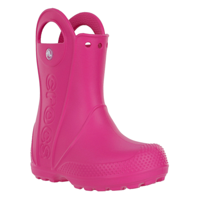 Сапоги резиновые Crocs Rain Boot K Candy Pink