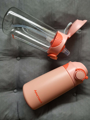 Бутылка Арктика из тритана 0,45 л Peach