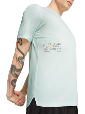 Футболка беговая Puma Knit Perf Peaceful Blue