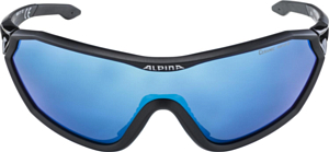 Очки солнцезащитные Alpina 2020 S-Way CM+ Black Matt/Blue Mirror