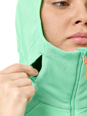 Флисовая куртка Salewa Agner Pl Hooded Irish Green