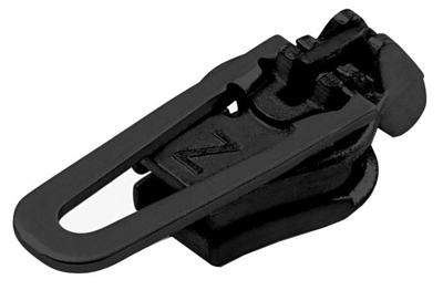 Бегунок для молнии ZlideOn Plastic Zipper  L Black