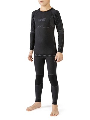 Термобелье VIKING Riko Kids Black