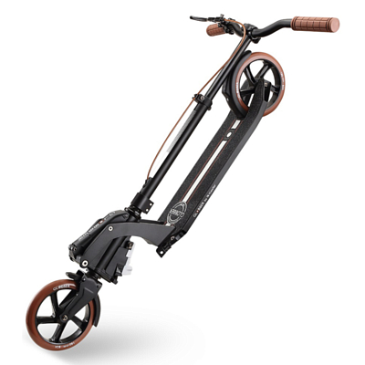 Самокат Globber One K 180 Piston Deluxe Черный