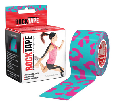 Кинезиотейп Rocktape Design, 5см х 5м Miami Katz
