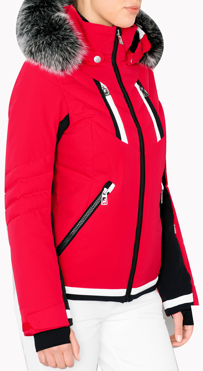 Куртка горнолыжная TONI SAILER 2020-21 Henni fur Pink red