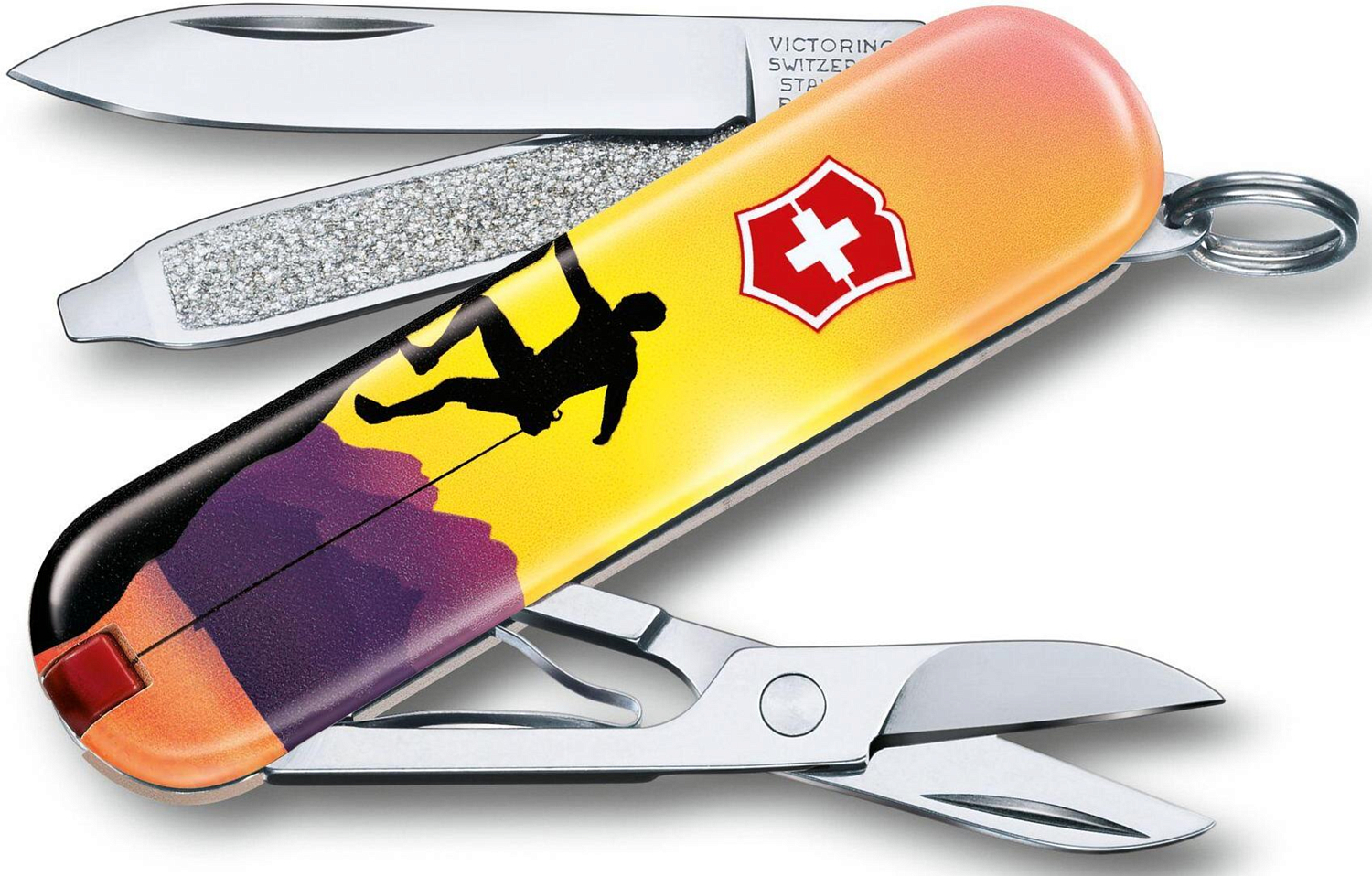 Нож Victorinox брелок Classic &quot;Climb High&quot;, 58 мм, 7 функций