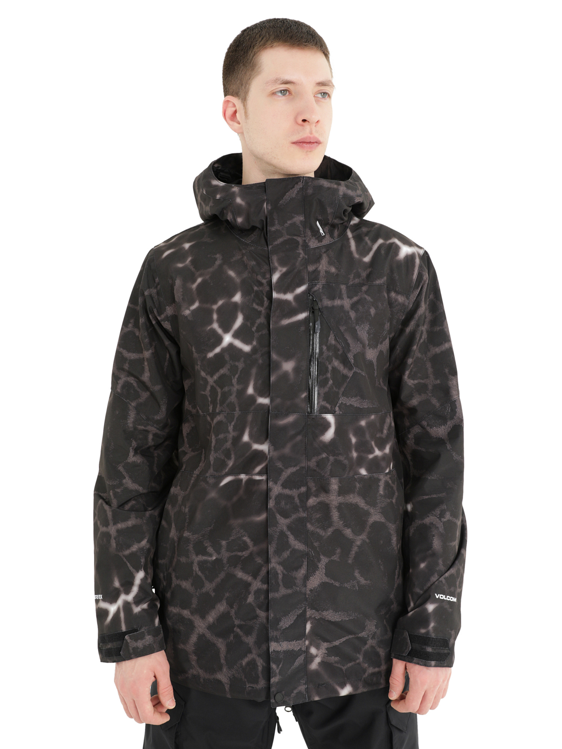 Куртка сноубордическая Volcom L Gore-Tex Black Giraffe