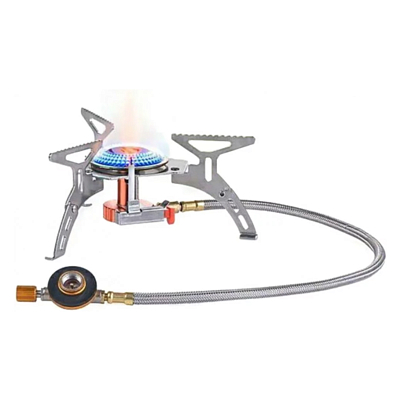 Горелка газовая Naturehike Folding Camping Stove Silver