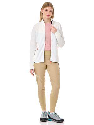 Флисовая куртка Salewa Puez Waffle Hybryd PL White