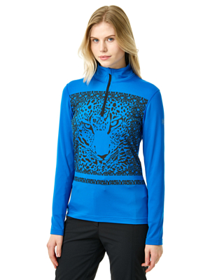 Джемпер Poivre Blanc W22-1940-WO/L Leopard King Blue