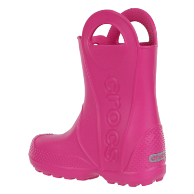 Сапоги резиновые Crocs Rain Boot K Candy Pink