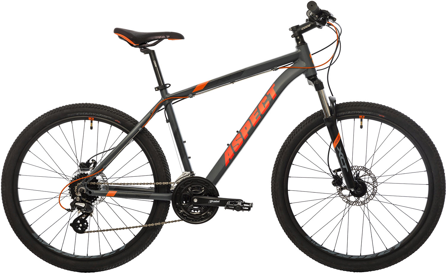 Велосипед Aspect Nickel 2019 Серый/оранжевый
