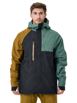 Куртка сноубордическая 686 Gore-Tex Core Cypress Green/Colorblock