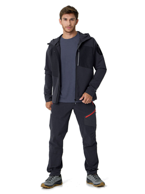 Куртка Ternua Demin Hard Hood Whales Grey/Black