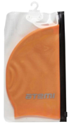 Шапочка для плавания Atemi 2022 силикон Оранжевый