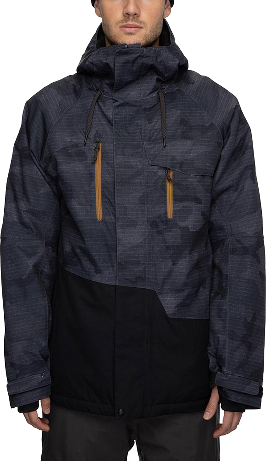 Куртка сноубордическая 686 Geo Insulated Black Camo Clrblk