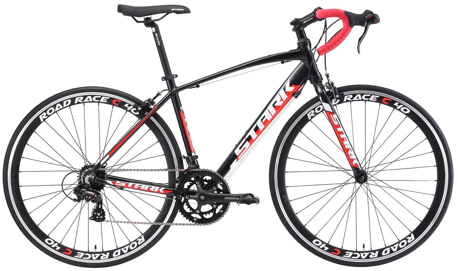 Велосипед Stark Peloton 700.1 2018 black/red/white