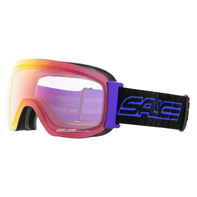 Маска горнолыжная Salice 104DARWF Black-Blue/Darw Clear S1