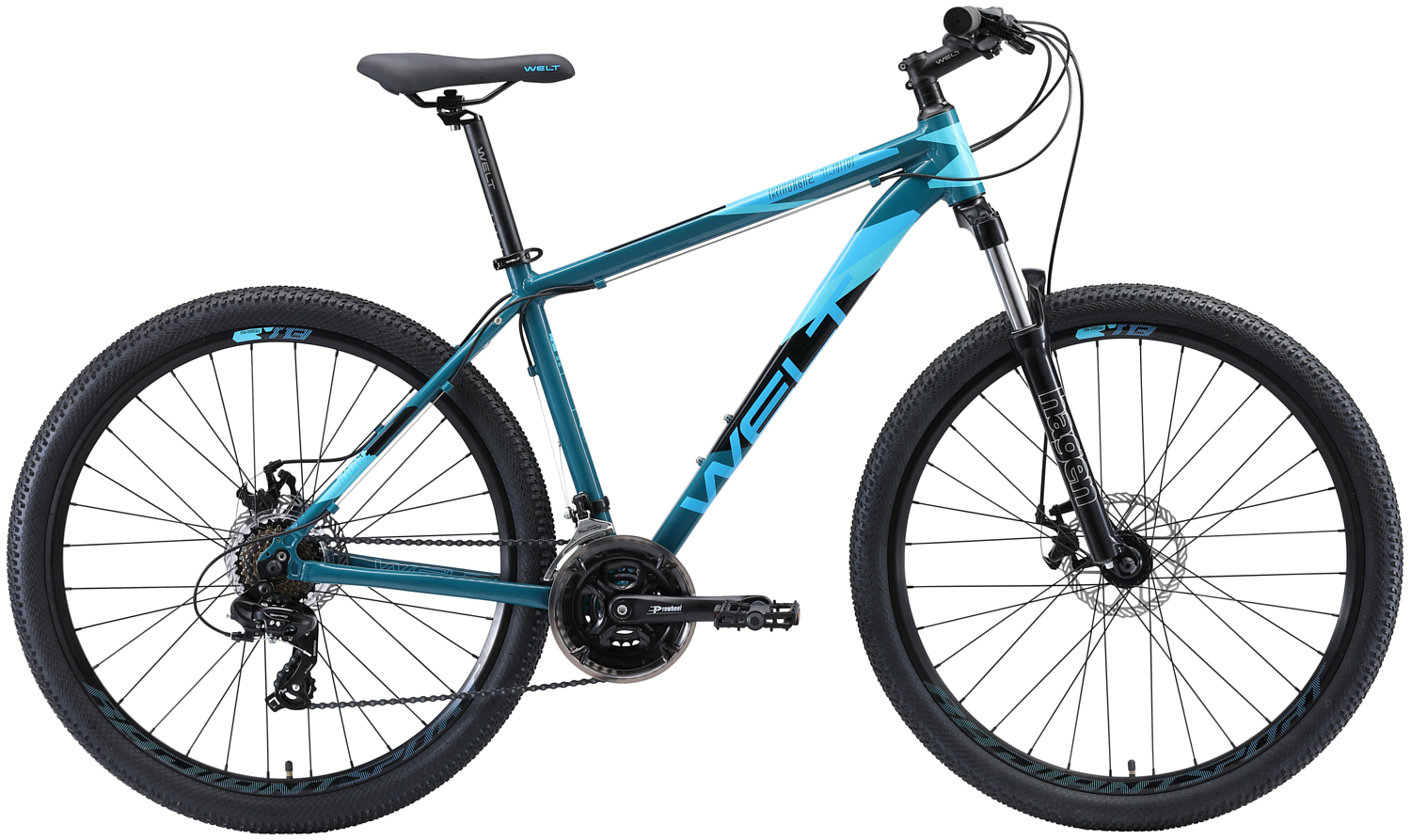 Велосипед Welt Ridge 1.0 D 26 2020 Dark Blue/Light Blue