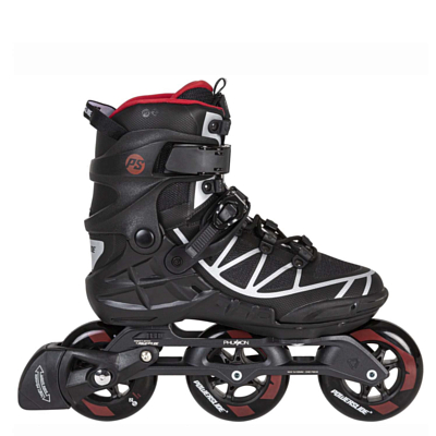 Роликовые коньки Powerslide Phuzion Argon Scarlet 100 Black/Grey