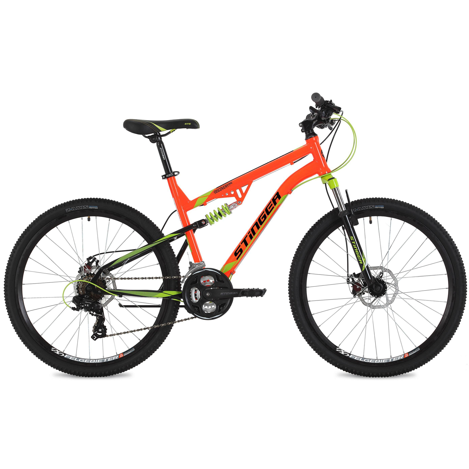 Велосипед Stinger Discovery D 26 2019 оранжевый