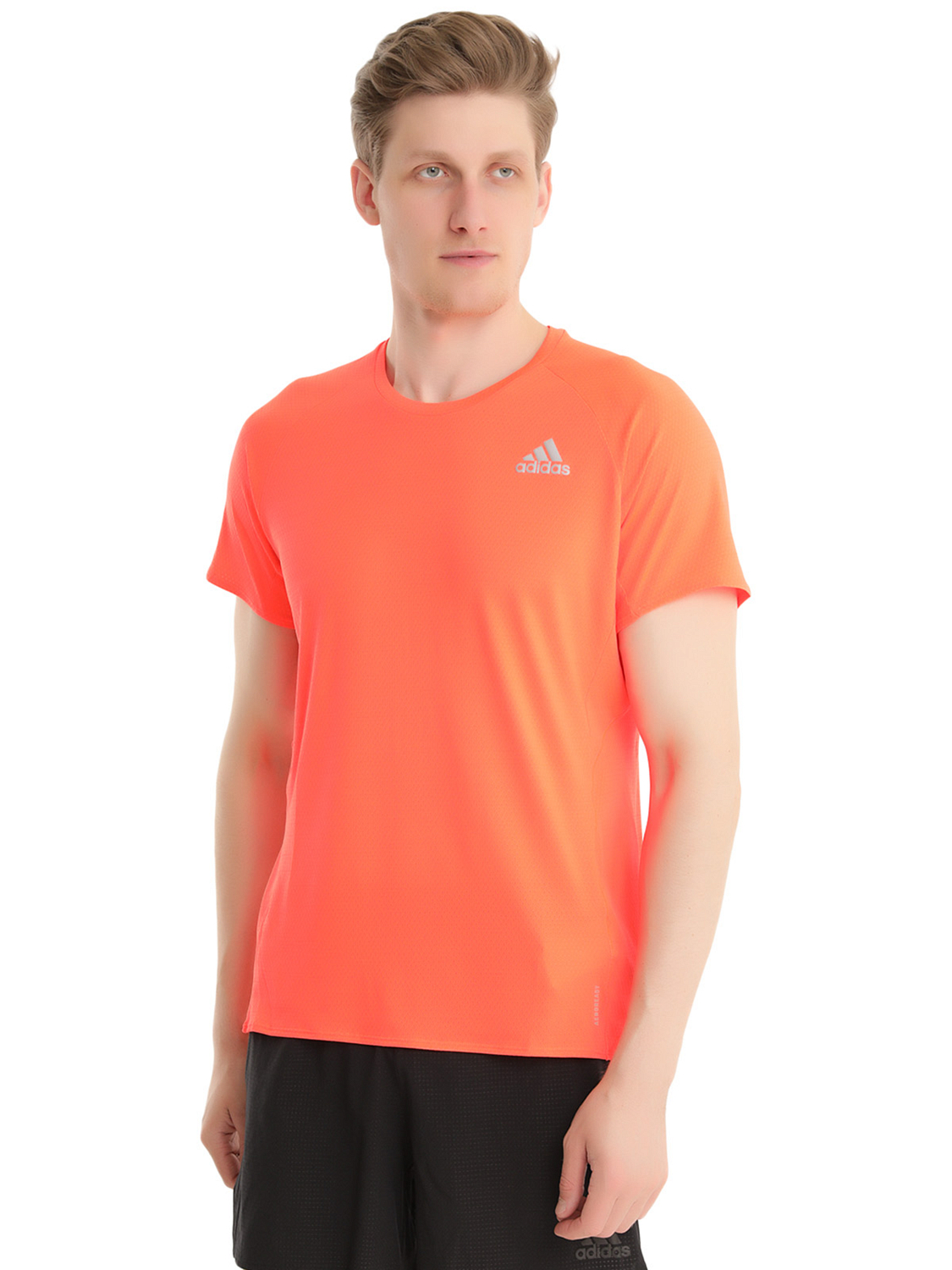 Футболка беговая Adidas Adi Runner Tee App Solar Red