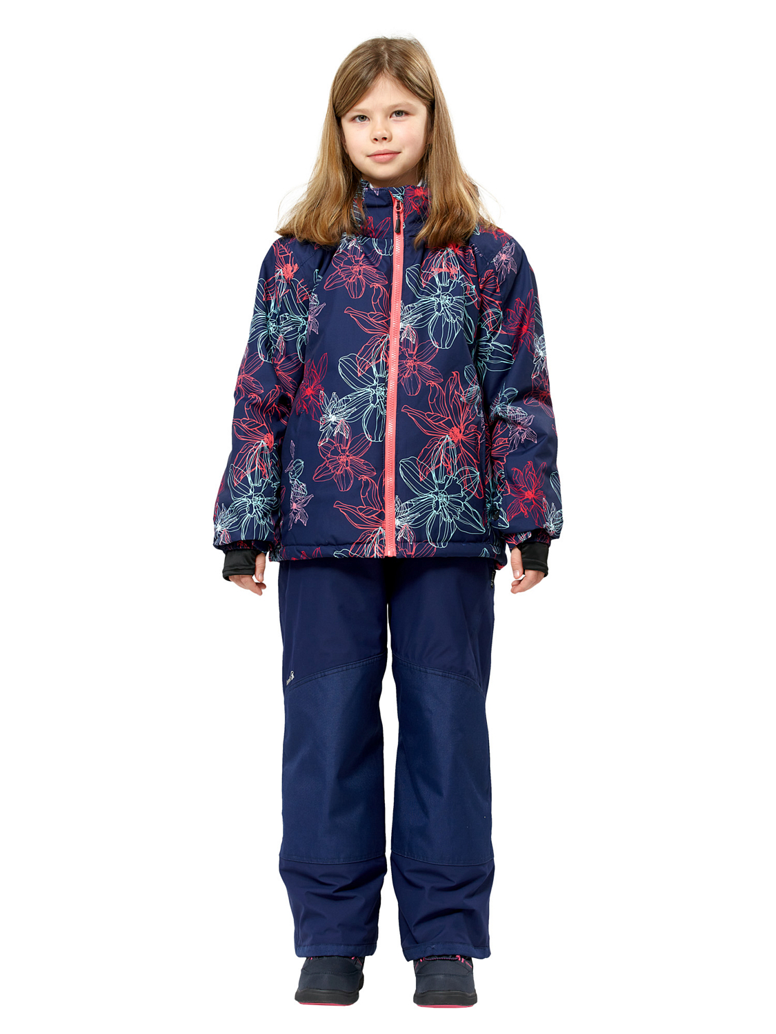 Куртка горнолыжная детская Kamik Tallie Leilani2 Navy/Coral