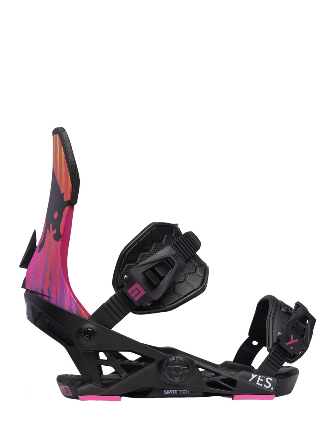 Крепления для сноуборда NOW Yes Collab Black/Pink — купить недорого ...
