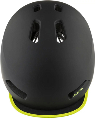 Велошлем ALPINA Brooklyn Black-Neon/Yellow Matt